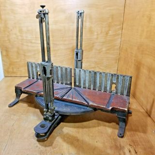 Antique Stanley Cast Iron Mitre Box 358 Patent 1909/1912