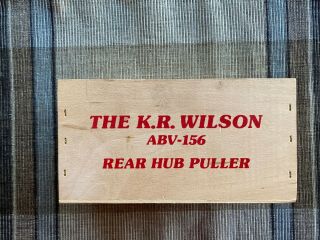 K.  R.  Wilson Abv - 156 Rear Hub Puller Winfield Tool Work Complete