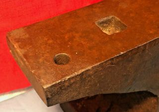 Antique Hay Budden 78 lb Blacksmith Anvil - Signed.  Great Early Piece 4