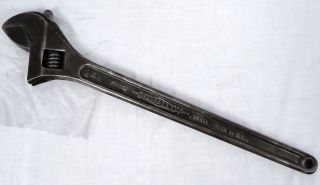 Vintage Diamond Calk Horseshoe Adjustable Wrench 24 " Diamalloy Steel Made In Usa