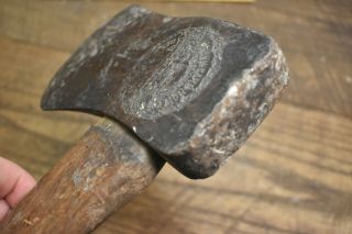 L509 - Antique Brown - camp Hardware Embossed I.  O.  A.  Speical Single Bit Axe 5