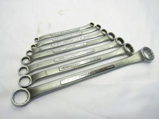 Vintage Craftsman =v= Metric Box - End Wrench Set,  7 Piece,  6mm - 24mm,  Usa