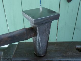 Vintage Champion Blacksmith/anvil/forge Flatter Hammer Marked 2 3/4