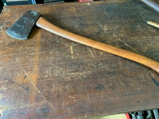 Vintage Elwell 4 1/2lb Axe Made In England Handle Piece