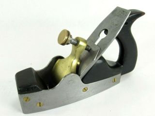 Great 7 1/2 " Spiers Infill Smoothing Plane Brass Cap 2 1/8 " Wide Iron T6482