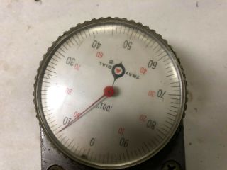 MACHINIST TOOLS LATHE MILL Machinist Trav A Dial Indicator Gage Lathe Mill BkCs 2