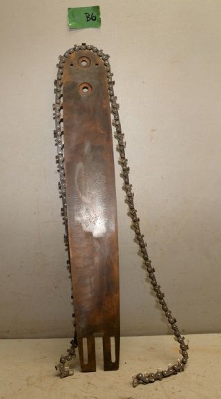 Henry Disston & Sons Keystone Saw Power Chainsaw Blade & Chain Collectible B6