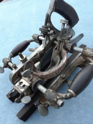 Stanley No.  55 Combination Plane,  With 7 Blades In Order,  Shape