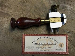 Bridge City Tool Ct - 5 Hand Vise With Certificate Of Authenticity