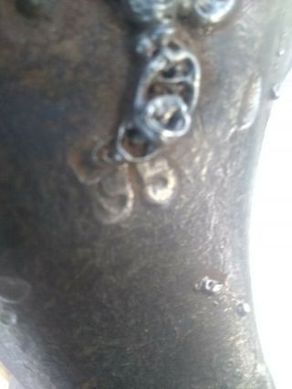 Blacksmith/Anvil/Forge 35 lb Post Leg Vise w/Good 4 jaws columbian 5