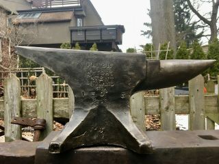 Nos Peter Wright Anvil - 115 Pounds - Crisp And Pristine