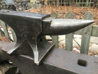 NOS PETER WRIGHT ANVIL - 115 POUNDS - CRISP AND PRISTINE 5