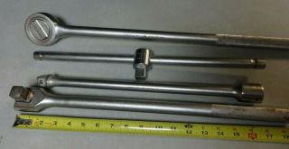 Big 3/4 " Drive Tools Ratchet Wrench Breaker Bar & Extension Wright & Thorsen Usa
