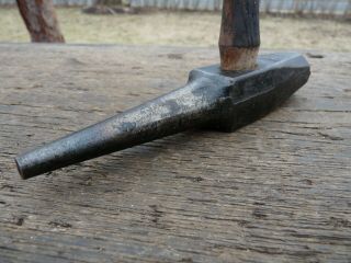 Vintage Heller Bros.  Blacksmith/anvil/forge 3/8 " Round Tapered Punch Hammer Vg