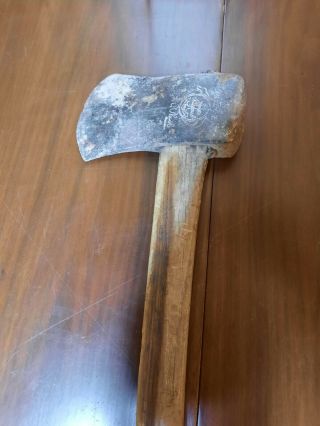 Vintage Embossed Plumb Au - To - Graf Fayette R.  Plumb Anchor Brand Axe Head/handle
