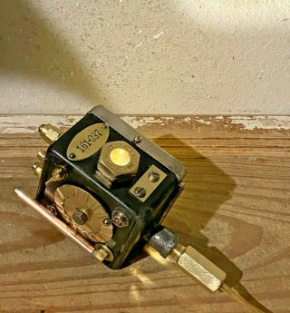 One - Of - A - Kind Led Illuminated Vintage Brass Temperature Pressure Gauge Steampunk