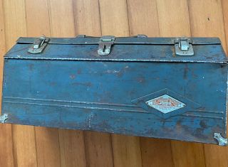 Vintage S - K Tool Box W/ Tray 50s Patena