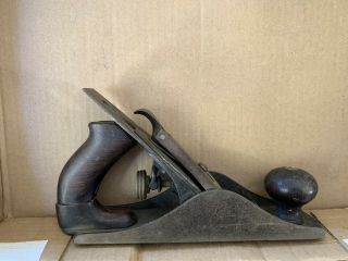 Antique Stanley No.  4 Pre - Lateral Woodworking Plane C1800s