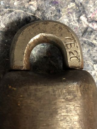 Rare Romer & Co.  Antique Lock With Two Keys 2