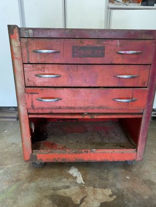 Vintage Rolling Snap - On 3 Drawer Tool Chest.  Tools.  Kra325e.  Snap On.  Toolbox