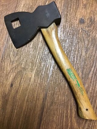 Vintage Stanley Bell System Linesmen Hatchet Axe W/ Bolt Head W Square Hole Usa