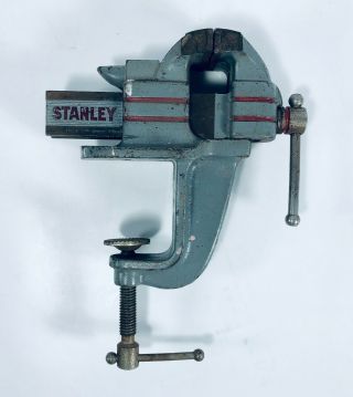 Vintage Stanley Bench Top Anvil Vise Clamp Vice 2.  5 "