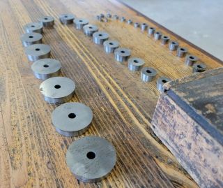Rare Vintage Tools Machinist Diameter Gauge Blocks Cone Precision Machinist Tool