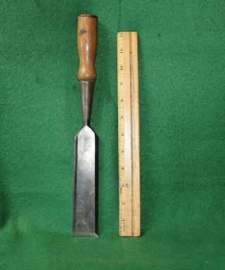 Antique T.  H.  Witherby 1 - 1/2 " Firmer Socket Handle Chisel Tool Inv Js09