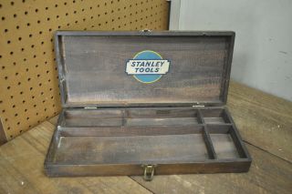 L524 - Vintage Wood Stanley Sweetheart Tool Chest No.  905