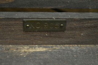 L524 - Vintage Wood Stanley Sweetheart Tool Chest No.  905 2