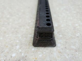 Vintage The Cleveland Twist Drill Company Drill Bit Holder Stand Index 1 - 60 3