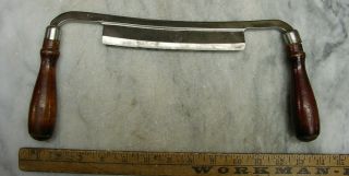 Antique Ps&w 6 " Draw Knife,  13 " H - H,  1 - 1/2 " X 6 - 3/8 " Edge,  Exceptional