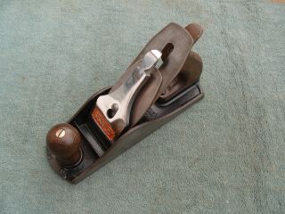 Stanley No 4 1/2 Wide Bodied Smoothing Plane,  Vgc,  Made In England.