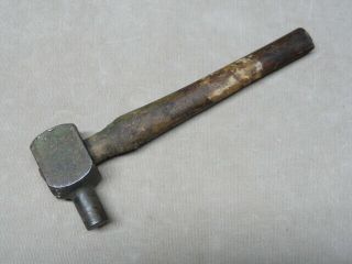 Vintage 1 " Round Drift Pin Punch Hammer Head Blacksmith Forge Tool