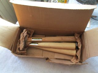 4 Stanley Nos 601 5oz Magnetic Tack Hammers In Their Box