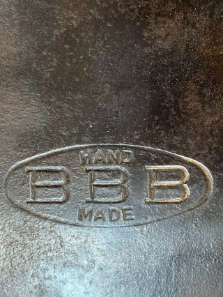 Vintage BBB (Bingham ' s Best Brand) Hand Made Double Bit Axe Head Oval Logo 2