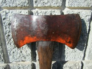 MYSTERY VINTAGE 3.  5 Lb CRUISER DOUBLE BIT AXE MADE IN USA 2