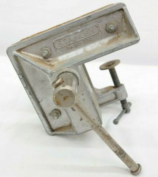Vintage Stanley Aluminum Corner Vice No.  80 - 702 Made In Usa Tf