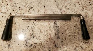 Vintage Winsted Edge Tool 10” Draw Knife; Sharpened; Polished Euc