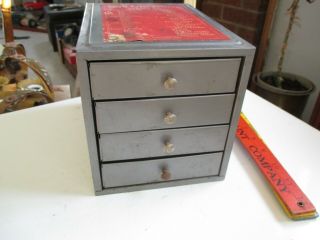 Vintage Industrial Parts Metal Cabinet Drawer Dividers Small