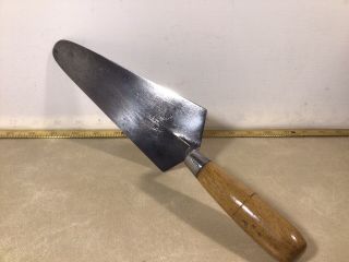 Vintage Brades W.  H.  S 8” Bricklayers Pointing Trowel