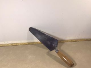 Vintage BRADES W.  H.  S 8” Bricklayers Pointing trowel 2