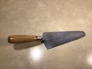 Vintage BRADES W.  H.  S 8” Bricklayers Pointing trowel 3