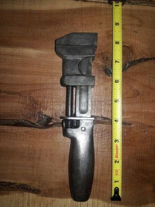 Antique 1904 Bay State Tool Co.  Quick Click Adjustable Pipe / Monkey Wrench