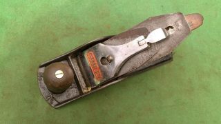 Vintage Stanley Bailey No 4 1/2 Wide Body Smoothing Plane,  Good Length Blade.