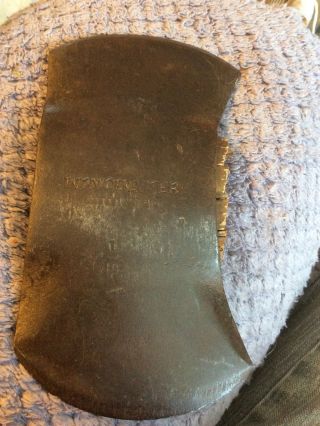 Rare Vintage Winchester Double Bit Axe Head Made In Usa