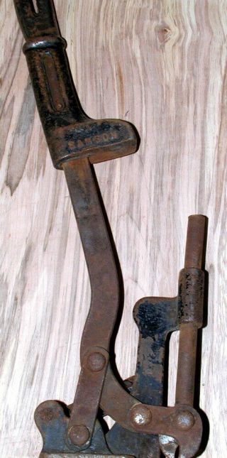 Antique 1898 March 1,  SAMSON Cast Iron Nail Puller Pat.  1892 3