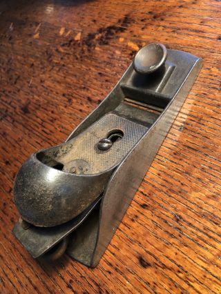 Early Leonard Bailey Patent Stanley No 9 - 1/2 Excelsior Style Block Plane 2