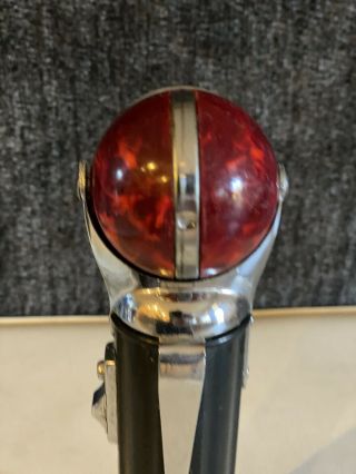 Rare Vintage Usalite Swivel Head Red Bakelite Flashlight 8 " Plastic Unique