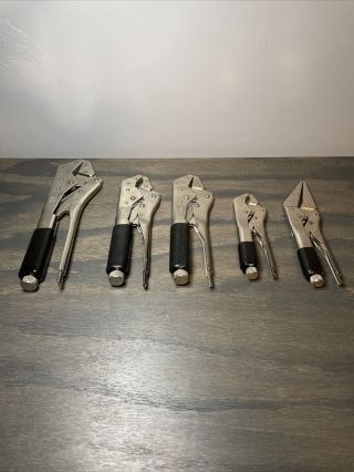 5 Piece Craftsman U.  S.  A Vise Grips All In.
